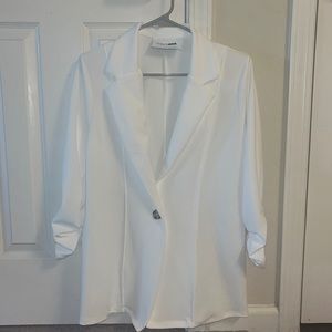 Fashion Nova White Blazer